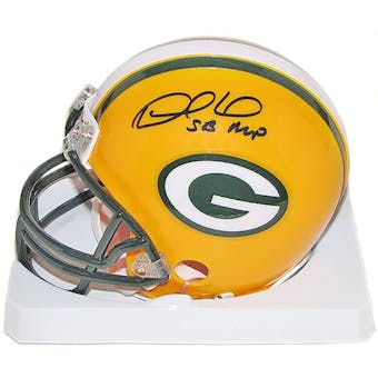 Desmond Howard Autographed Green Bay Packers Mini Helmet w/MVP Inscription