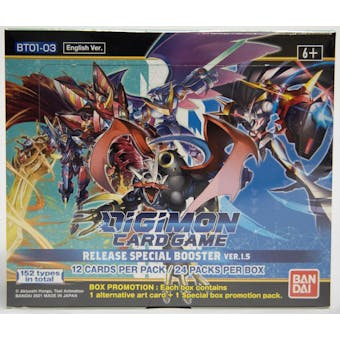 Digimon Release Special Booster Version 1.5 Booster Box