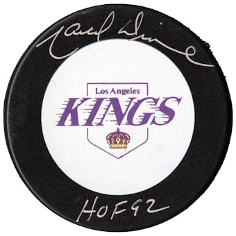 Marcel Dionne Autographed Los Angeles Kings Hockey Puck (JSA)