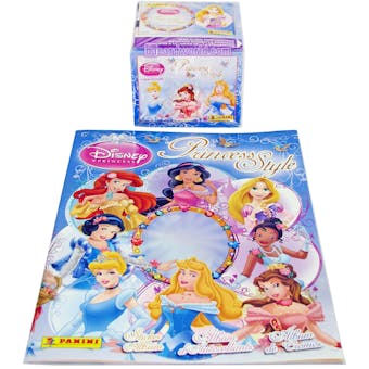 Panini Disney Princesses Style Stickers (50 PACKS & ALBUM)