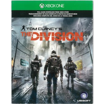 Xbox One Tom Clancy's The Division Full Game Download Card