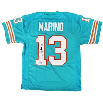 Dan Marino Autographed Miami Dolphins Teal Football Jersey
