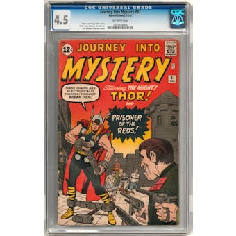 Journey Into Mystery #87 CGC 4.5 (OW) *1301348006*
