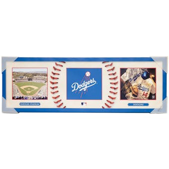 Los Angeles Dodgers Artissimo All-Star Tri-Panel 30x10 Canvas