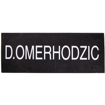 Damir Omerhodzic NBA Draft Board Basketball Nameplate (One of a Kind!)
