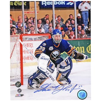 Dominik Hasek Autographed Buffalo Sabres 8x10 Hockey Photo (Frozen Pond COA)