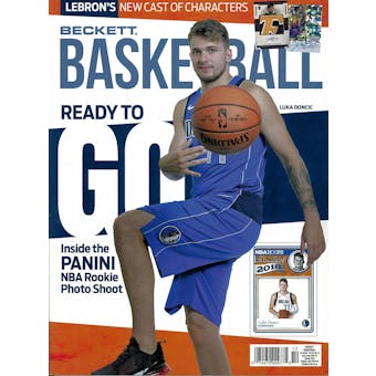 2018 Beckett Basketball Monthly Price Guide (#313 October) (Luca Doncic)