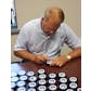 Don Edwards Autographed Buffalo Sabres Throwback Hockey Puck