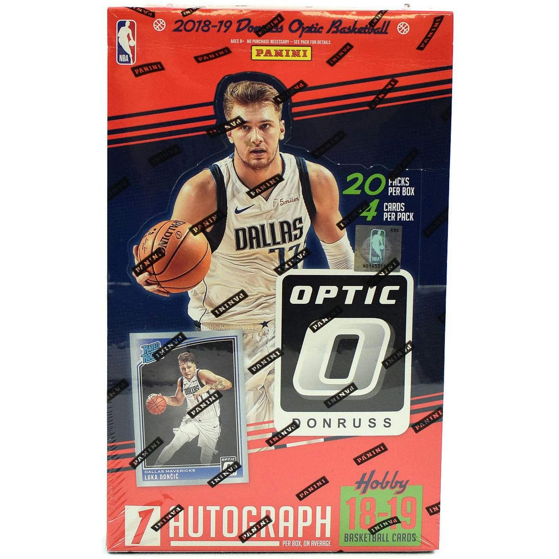 2018 19 Panini Donruss Optic Basketball Hobby Box Da Card World