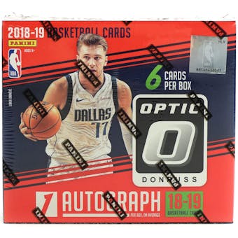 2018/19 Panini Donruss Optic Choice Basketball Hobby Box