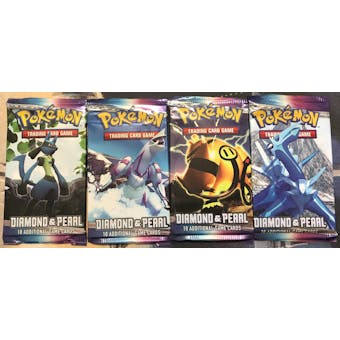 Pokemon Diamond & Pearl Base Set Booster Pack ART SET - UNSEARCHED UNWEIGHED