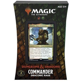 Magic The Gathering Adventures in the Forgotten Realms Commander Deck - Draconic Rage