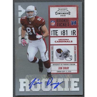 2010 Playoff Contenders #150 Jim Dray Rookie Autograph