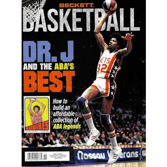 2021 Beckett Basketball Monthly Price Guide (#350 November) (Dr. J and the ABA's Best)