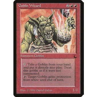 Magic the Gathering Dark Goblin Wizard NEAR MINT (NM)