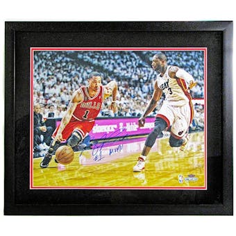 Derrick Rose Autographed & Framed Chicago Bulls 16x20 Photo #5/5 (Steiner COA)