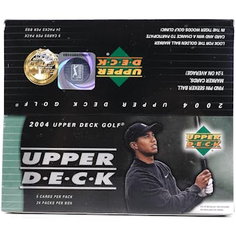 2004 Upper Deck Golf 24-Pack Box