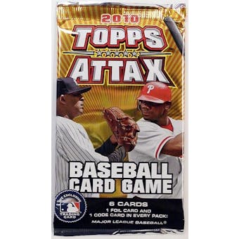 2010 Topps Attax Baseball Booster Pack