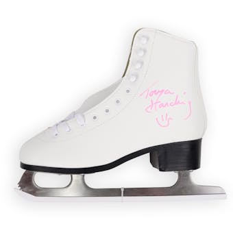 White Figure Skate Autographed by Tonya Harding (JSA)