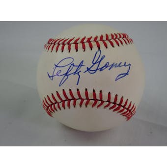 Lefty Gomez Autographed AL Baseball light spotting JSA #HH11491 (Reed Buy)