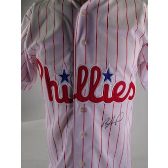 Ryan Howard Philadelphia Phillies Autographed Baseball Majestic Jersey JSA #HH11391 (Reed Buy)