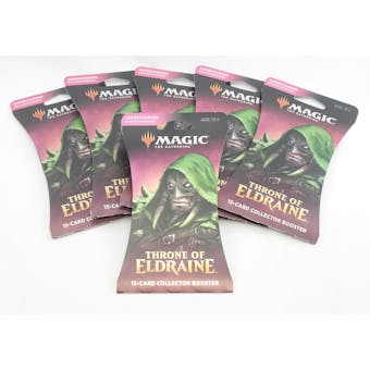 Magic the Gathering Throne of Eldraine Collector Booster 6-Pack Lot