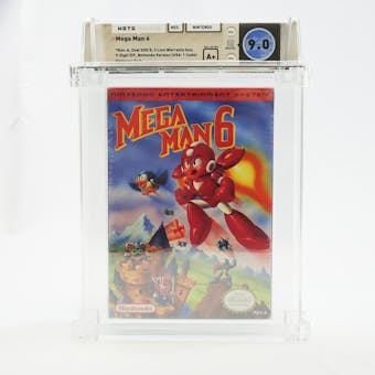 Nintendo (NES) Mega Man 6 WATA 9.0 A+ Seal First-Party H-Seam