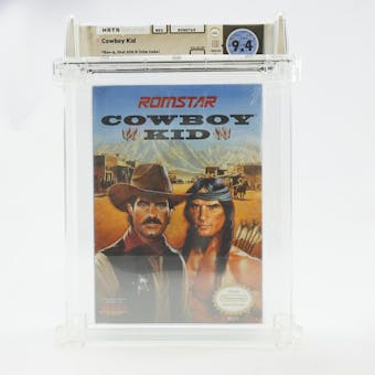 Nintendo (NES) Cowboy Kid WATA 9.4 A Seal First-Party H-Seam