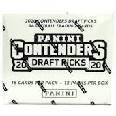 2020/21 Panini Contenders Draft Basketball Jumbo Value 12-Pack Box