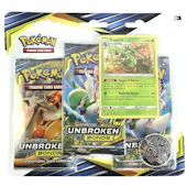 Pokemon Sun & Moon: Unbroken Bonds Booster 3-Pack Hanger Box | DA Card World Pokemon Sun & Moon: Unbroken Bonds Booster 3-Pack Hanger Box | DA Card World