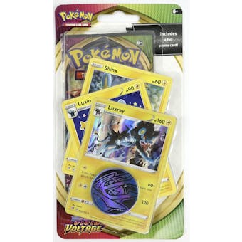 Pokemon Sword & Shield: Vivid Voltage Checklane Booster Pack with 3 Promo Cards