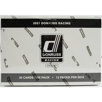 2021 Panini Donruss Racing Jumbo Value 12-Pack Box