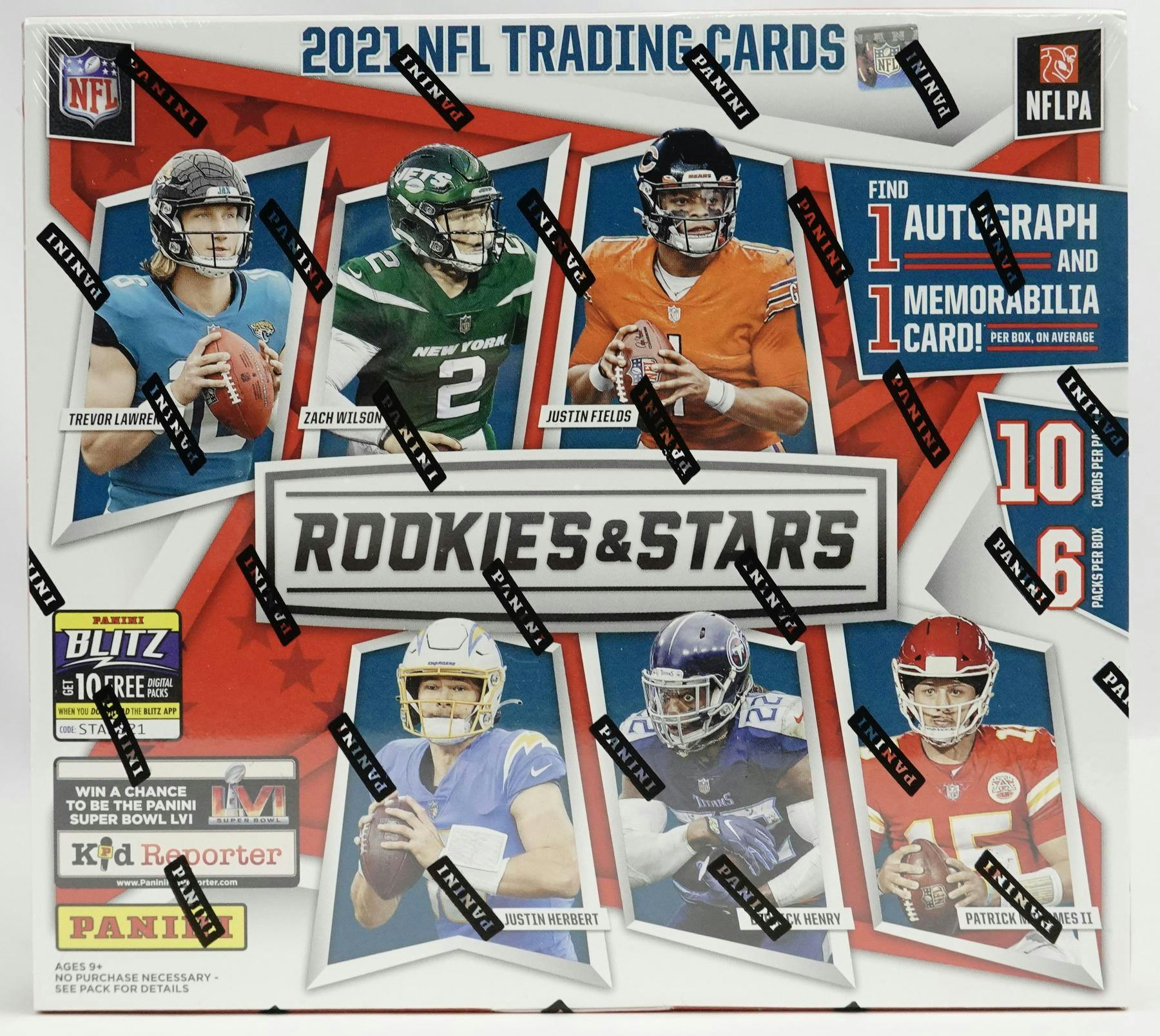 2021 Panini Rookies & Stars Football 24-Pack Retail Box