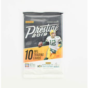 2019 Panini Prestige Football Retail Pack (Lot of 24)