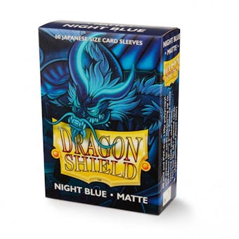Dragon Shield Yu-Gi-Oh! Size Card Sleeves - Matte Night Blue (60)