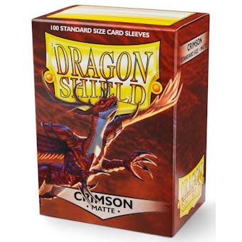 Dragon Shield Card Sleeves - Matte Crimson (100)