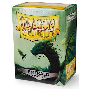 Dragon Shield Card Sleeves - Matte Emerald (100)