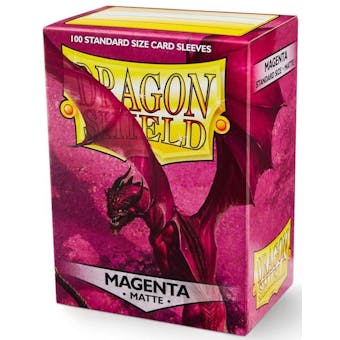 Dragon Shield Card Sleeves - Matte Magenta (100)