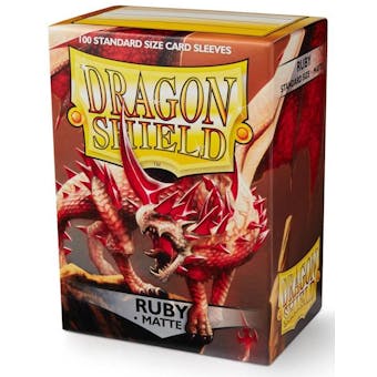 Dragon Shield Card Sleeves - Matte Ruby (100)