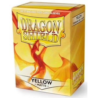 Dragon Shield Card Sleeves - Matte Yellow (100)