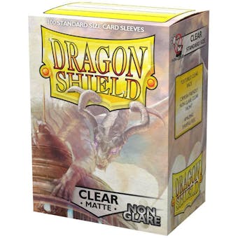 Dragon Shield Card Sleeves - Non-Glare Matte Clear (100)