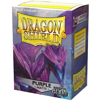 Dragon Shield Card Sleeves - Non-Glare Matte Purple (100)