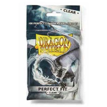 Dragon Shield Card Sleeves Perfect Fit - Clear (100 Ct.)