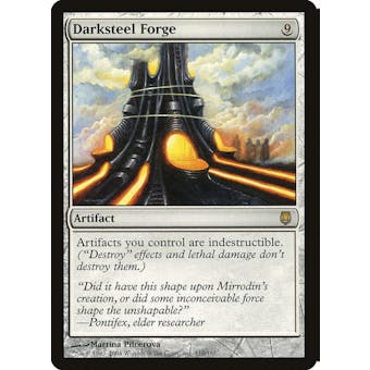 Magic the Gathering Darksteel FOIL Darksteel Forge MODERATELY PLAYED (MP)