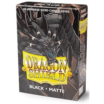 Dragon Shield Yu-Gi-Oh! Size Card Sleeves - Matte Black (60)