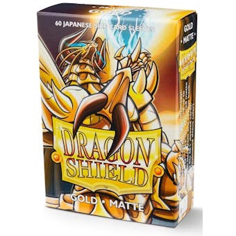Dragon Shield Yu-Gi-Oh! Size Card Sleeves - Matte Gold (60)