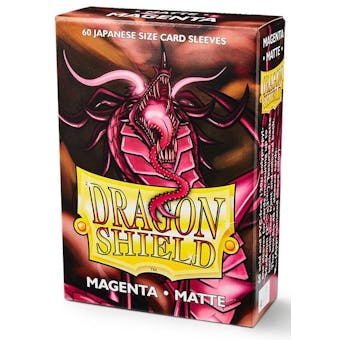 Dragon Shield Yu-Gi-Oh! Size Card Sleeves - Matte Magenta (60)