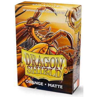 Dragon Shield Yu-Gi-Oh! Size Card Sleeves - Matte Orange (60)