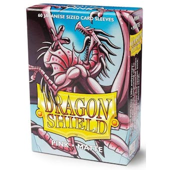 Dragon Shield Yu-Gi-Oh! Size Card Sleeves - Matte Pink (60)