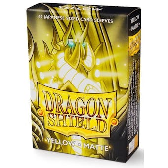 Dragon Shield Yu-Gi-Oh! Size Card Sleeves - Matte Yellow (60)